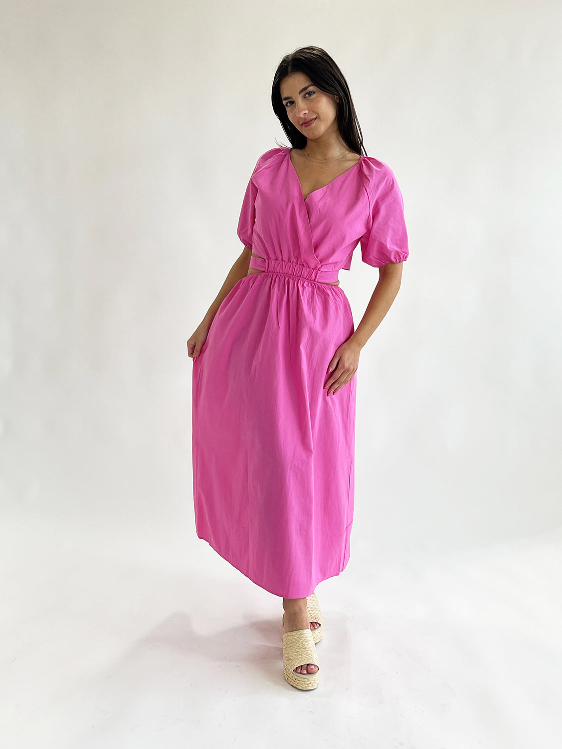 Nikki linen dress