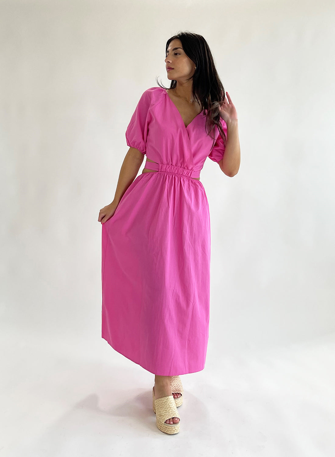 Nikki linen dress