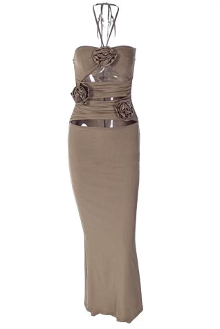 Stevie rose cutout maxi dress