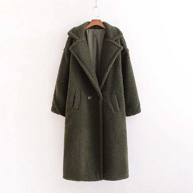 Teddy maxi coat