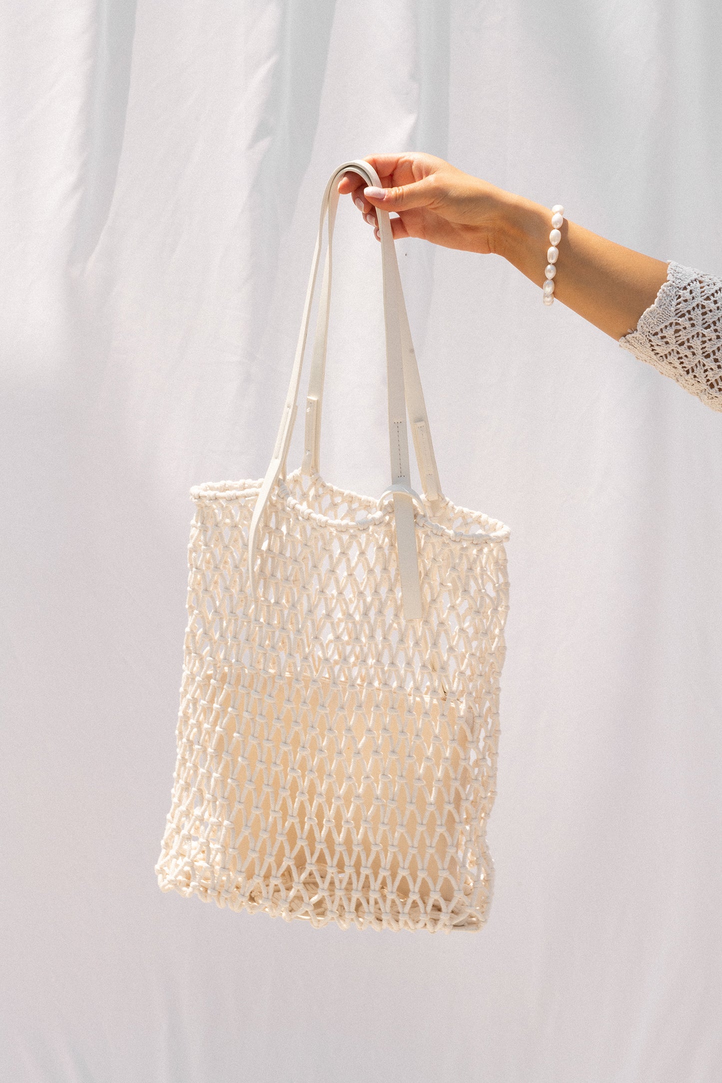 Sereia crochet beach bag